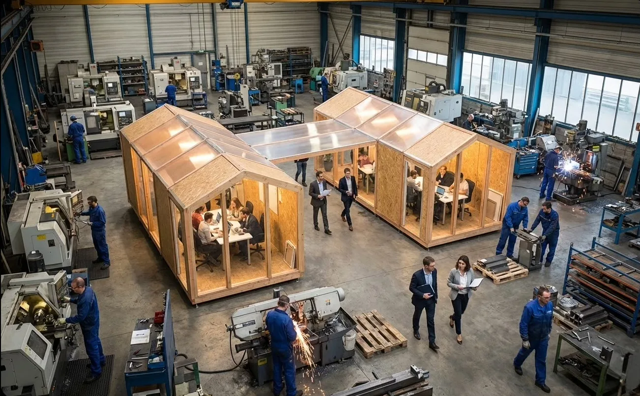 Buüld Store, espaces modulaires